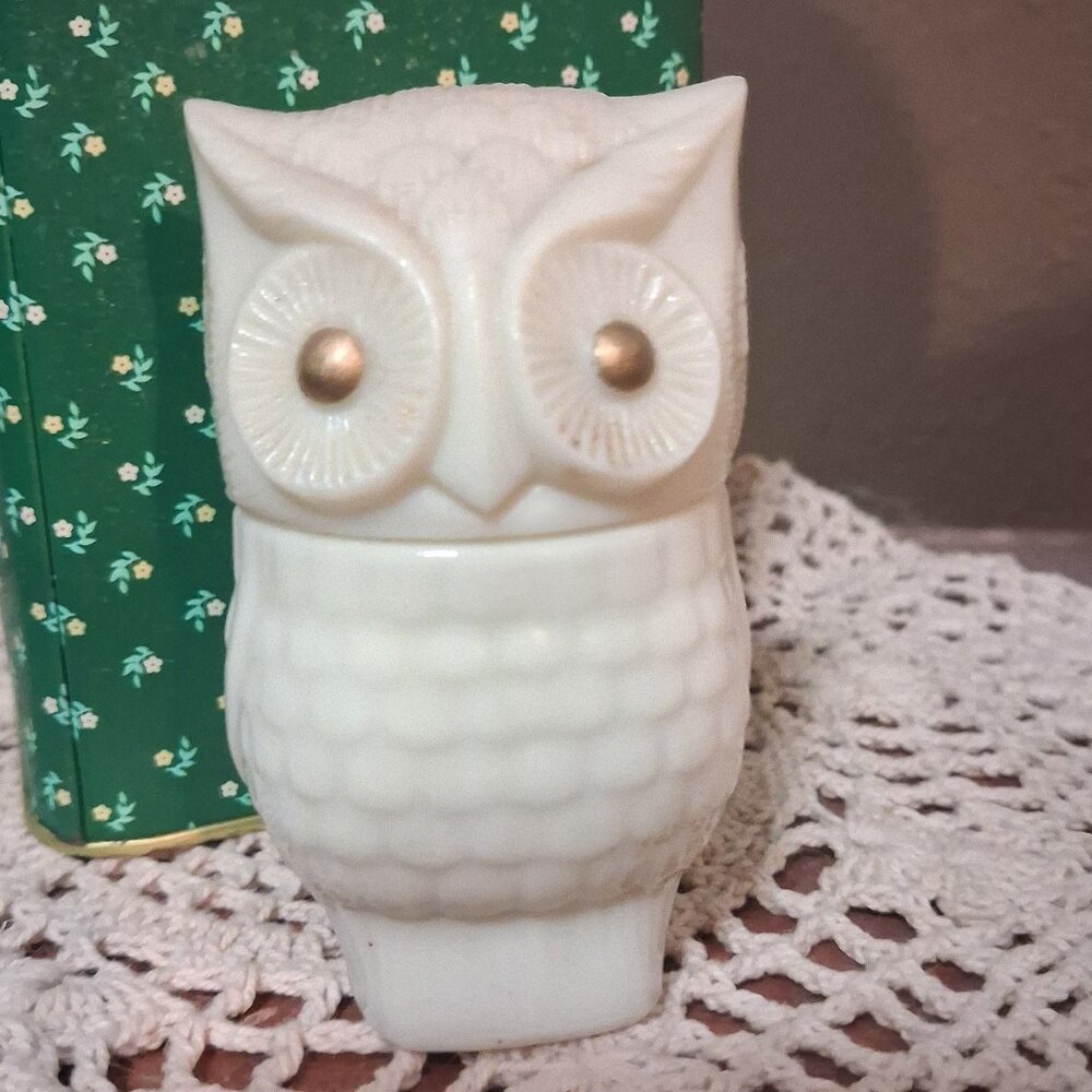 Vintage Avon Owl Perfume Bottle
